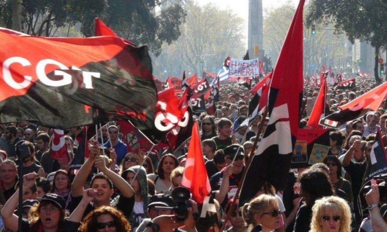 Manifestació CGT